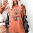 67 Days In The Books Reading Teacher 67th Day Of School Women's Comfort Colors T-Shirt Yam