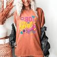 80's Girl Roller Skates Skating Eighties 1980s Nostalgia Women's Comfort Colors T-Shirt Yam