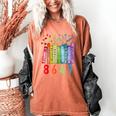 8647 Equal Rights Book Flower Trump Women Rights Feminist Women's Comfort Colors T-Shirt Yam