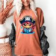 Adorable Book Lover Pirate With Reading Glasses Cute Women's Comfort Colors T-Shirt Yam Adorable Book Lover Pirate With Reading Glasses Cute Women's Comfort Colors T-Shirt Yam