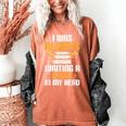 Always Writing A Story In My Head Book Writer Author Women's Comfort Colors T-Shirt Yam