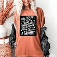 Anxiety Awkward Dark Humor Quote Introverts Sarcastic Women's Comfort Colors T-Shirt Yam