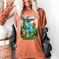 Aqua In The Skies Frutiger Aero Women's Comfort Colors T-Shirt Yam Aqua In The Skies Frutiger Aero Women's Comfort Colors T-Shirt Yam