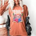 Axolotl Books Readsalotl Reading Bookworm Boys Girls Women's Comfort Colors T-Shirt Yam Axolotl Books Readsalotl Reading Bookworm Boys Girls Women's Comfort Colors T-Shirt Yam