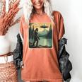Bigfoot Sasquatch Alien Spaceship UFO Introvert Bruh Women's Comfort Colors T-Shirt Yam Bigfoot Sasquatch Alien Spaceship UFO Introvert Bruh Women's Comfort Colors T-Shirt Yam