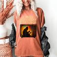 Bigfoot Saturday Morning Nostalgia Women's Comfort Colors T-Shirt Yam
