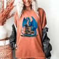 Book Lover Bookworm Reading Books Dragon Premium Tri-Blend Women's Comfort Colors T-Shirt Yam