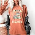 Book Lover Cute Cat Coffee Just 1 More Chapter Cozy Reading Women's Comfort Colors T-Shirt Yam Book Lover Cute Cat Coffee Just 1 More Chapter Cozy Reading Women's Comfort Colors T-Shirt Yam