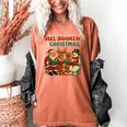 All Booked For Christmas Book Lover Women's Comfort Colors T-Shirt Yam