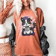 Border Collie Dog Lover Cute Anime School Graduation Men Women Kids Women's Comfort Colors T-Shirt Yam