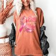 Breast Cancer Awareness I Wear Pink In Memory Of My Mom Women's Comfort Colors T-Shirt Yam