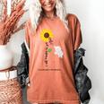 Caring Memory Elephant Sunflower Alzheimer Women's Comfort Colors T-Shirt Yam
