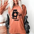 Cat What Humor Introvert Anti-Social Women's Comfort Colors T-Shirt Yam Cat What Humor Introvert Anti-Social Women's Comfort Colors T-Shirt Yam