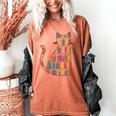 Cats Reading Books Librarian Library Readers Women's Comfort Colors T-Shirt Yam