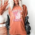 Chapter Thirty Est 1995 Cute 30th Birthday Book Bow Coquette Women's Comfort Colors T-Shirt Yam