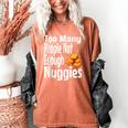 Chicken Nugget Saying Introvert Nuggie Foodie Food Women's Comfort Colors T-Shirt Yam Chicken Nugget Saying Introvert Nuggie Foodie Food Women's Comfort Colors T-Shirt Yam