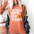 Chicken Nugget Saying Introvert Nuggie Foodie Food Women's Comfort Colors T-Shirt Yam Chicken Nugget Saying Introvert Nuggie Foodie Food Women's Comfort Colors T-Shirt Yam
