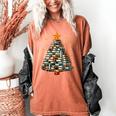 Christmas Tree Books Women's Comfort Colors T-Shirt Yam