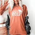 Class Of 2017 Cute Graduation T-Shirt Women's Comfort Colors T-Shirt Yam