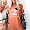 Class Of 2018 Last Name Letter Z Graduation Women's Comfort Colors T-Shirt Yam