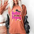 Class Of 2022 Four Degrees Hotter Graduation Day Master Grad Women's Comfort Colors T-Shirt Yam