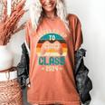 Class Of 2024 Senior Graduation Leveled Up Gamer Class 2024 Women's Comfort Colors T-Shirt Yam