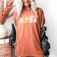 Class Of 2024 Senior Softball Player Graduation Women's Comfort Colors T-Shirt Yam