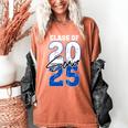 Class Of 2025 Senior Graduation 2025 Blue Women's Comfort Colors T-Shirt Yam