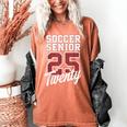 Class Of 2025 Senior 2025 Graduation 2025 Soccer Women's Comfort Colors T-Shirt Yam