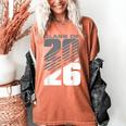 Class Of 2026 High School Senior Graduation Grey Sport Style Women's Comfort Colors T-Shirt Yam