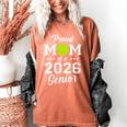 Class Of 2026 Tennis Mom Senior Graduation Graduate Women's Comfort Colors T-Shirt Yam