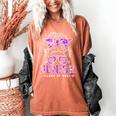 Class Of 2027 Senior Coquette Bow Messy Hair 26 Graduation Women's Comfort Colors T-Shirt Yam