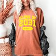 Class Of 2031 Shirts For Kindergarten Photo To Graduation Women's Comfort Colors T-Shirt Yam