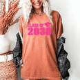 Class Of 2038 Pink Girls Growing Up School Memory Graduation Women's Comfort Colors T-Shirt Yam