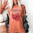 Clifford The Big Red Dog Clifford And Emily Book Cover Women's Comfort Colors T-Shirt Yam