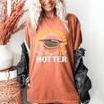 College Masters Degree Graduation Three Degrees Hotter Women's Comfort Colors T-Shirt Yam