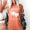 Cool Theater Graduation Tshirt Tragedy And Comedy Masks Women's Comfort Colors T-Shirt Yam