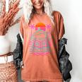 Cruise Ship Vacations Reading Book Lovers Sunset Women's Comfort Colors T-Shirt Yam