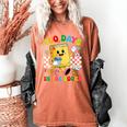 Cute 100 Days In The Books Groovy Boy Girl Teacher Women's Comfort Colors T-Shirt Yam