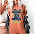 DC Comics Graduation Batman The Grad Power Stance Women's Comfort Colors T-Shirt Yam