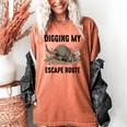 Digging My Escape Route Armadillo Introvert Humor Women's Comfort Colors T-Shirt Yam Digging My Escape Route Armadillo Introvert Humor Women's Comfort Colors T-Shirt Yam