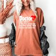 Doctor For Medical Med Student Graduation Women's Comfort Colors T-Shirt Yam