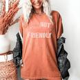 Does NOT Identify As Friendly Sarcastic Introvert Women's Comfort Colors T-Shirt Yam Does NOT Identify As Friendly Sarcastic Introvert Women's Comfort Colors T-Shirt Yam