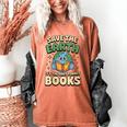 Earth Day Save Earth It´s Only Planet With Books Reader Women's Comfort Colors T-Shirt Yam