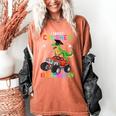 I Easily Crushed Kindergarten Graduation 2022 Truck Dinosaur Women's Comfort Colors T-Shirt Yam