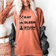 Eat Sleep Study For Bar Exam Lawyer Graduation Women's Comfort Colors T-Shirt Yam