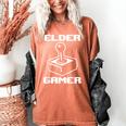 Elder Gamer Retro Video Game Nostalgia Old Gamer Women's Comfort Colors T-Shirt Yam Elder Gamer Retro Video Game Nostalgia Old Gamer Women's Comfort Colors T-Shirt Yam