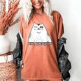 Ew People Introvert Sayings Sarcastic Cat Quote Women's Comfort Colors T-Shirt Yam