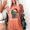 Ew People Meowy Cat Christmas Introvert Men Women Women's Comfort Colors T-Shirt Yam