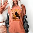 F CAW F Crow I'm Reading Book Lover Fall Women's Comfort Colors T-Shirt Yam F CAW F Crow I'm Reading Book Lover Fall Women's Comfort Colors T-Shirt Yam